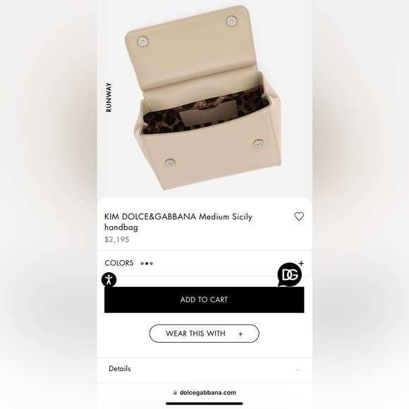 NWT Kim Dolce & Gabbana Medium Sicily Bag - Picture 11 of 11